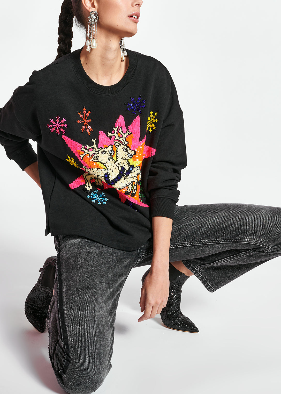 Sequin sweater RE—SSENTIEL | Essentiel second hand