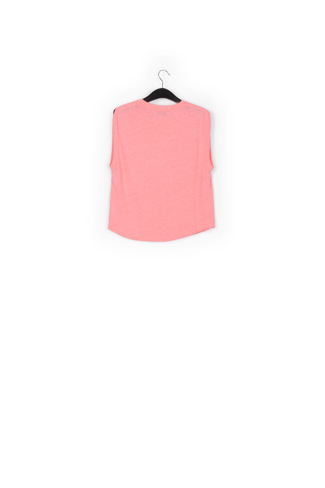 Peach cotton-linen T-shirt RE—SSENTIEL | Essentiel second hand