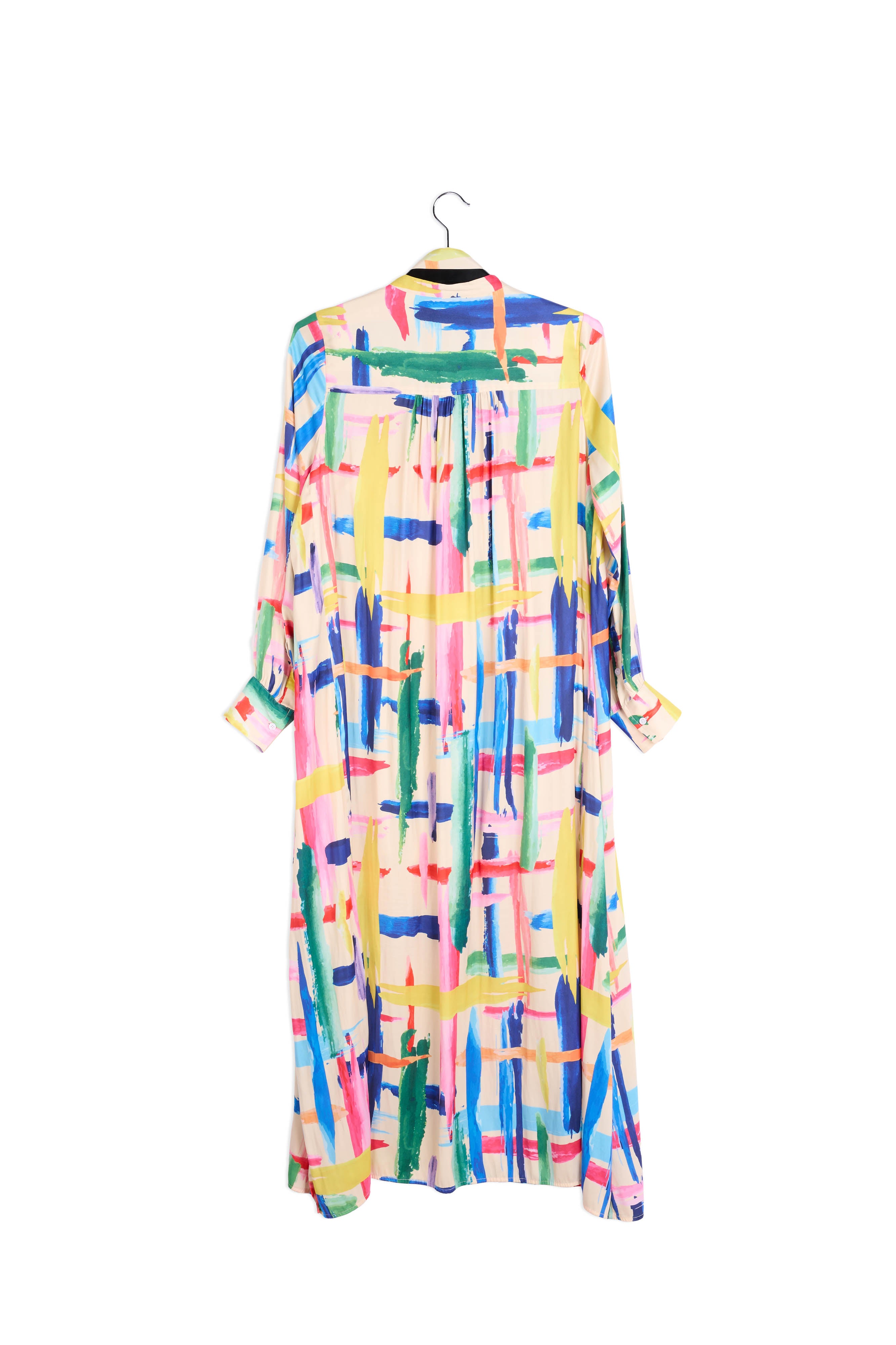 Multicolored graphic striped shirt dress RE—SSENTIEL | Essentiel second hand