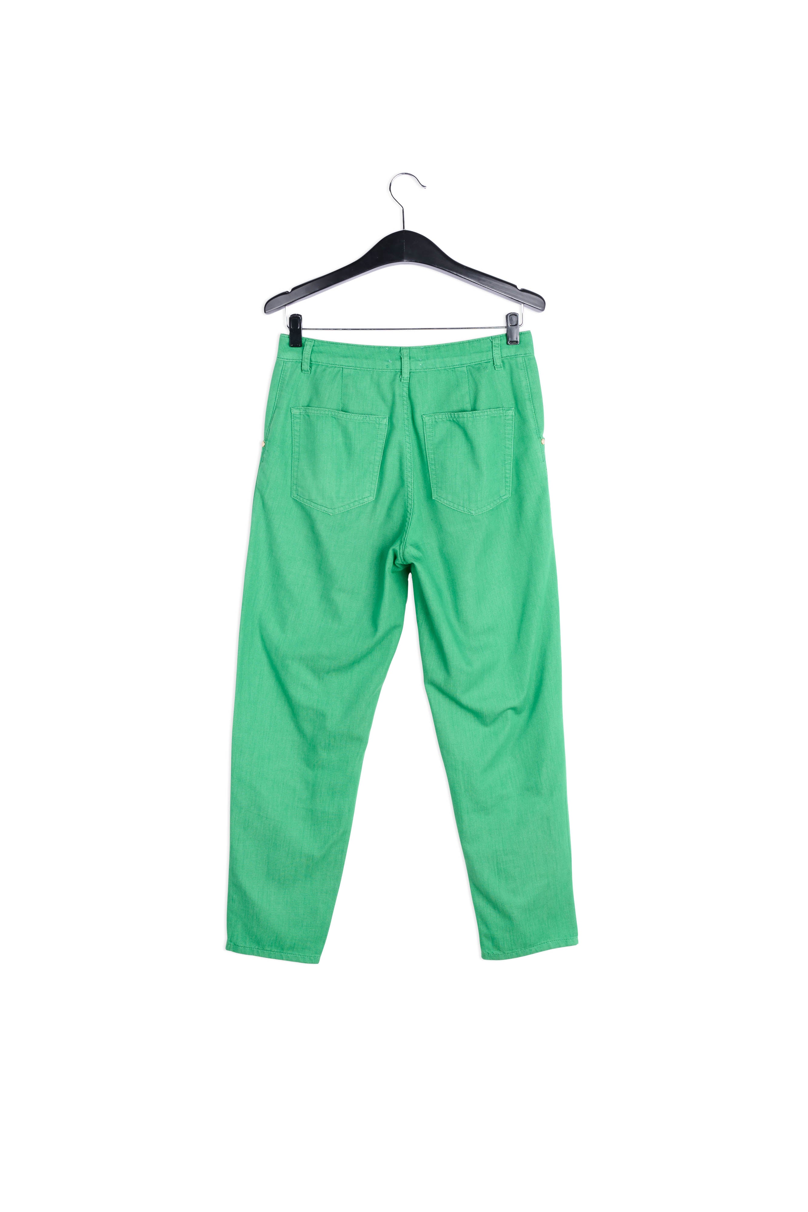 Green loose-fit denim pants RE—SSENTIEL | Essentiel second hand