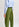 Moss green high-waisted trousers Faume - seconde main