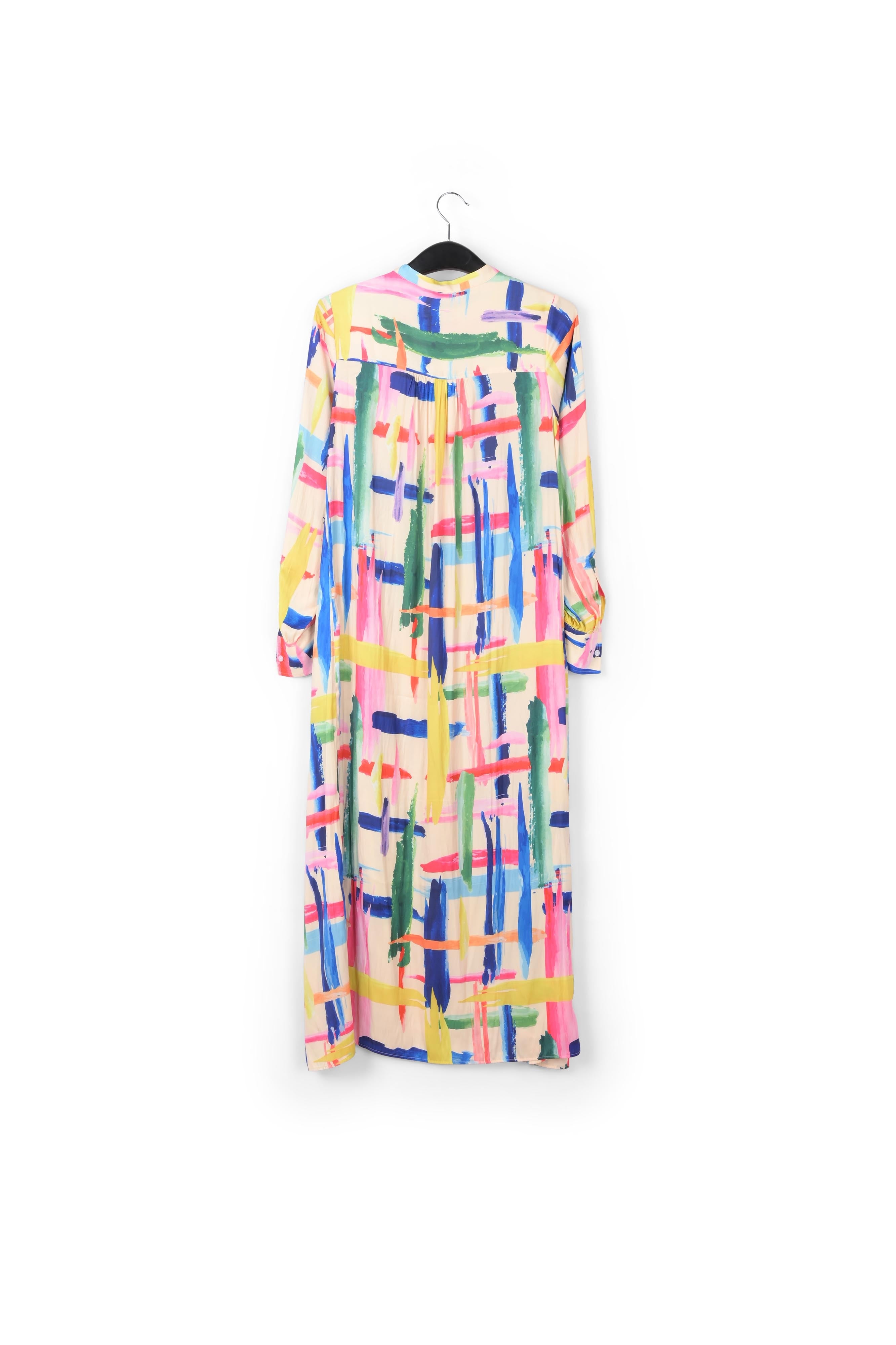 Multicolored graphic striped shirt dress RE—SSENTIEL | Essentiel second hand