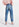 Loose-fit distressed blue jeans Faume - seconde main
