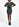 Black floral mini wrap dress Faume - seconde main