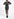 Black floral mini wrap dress Faume - seconde main