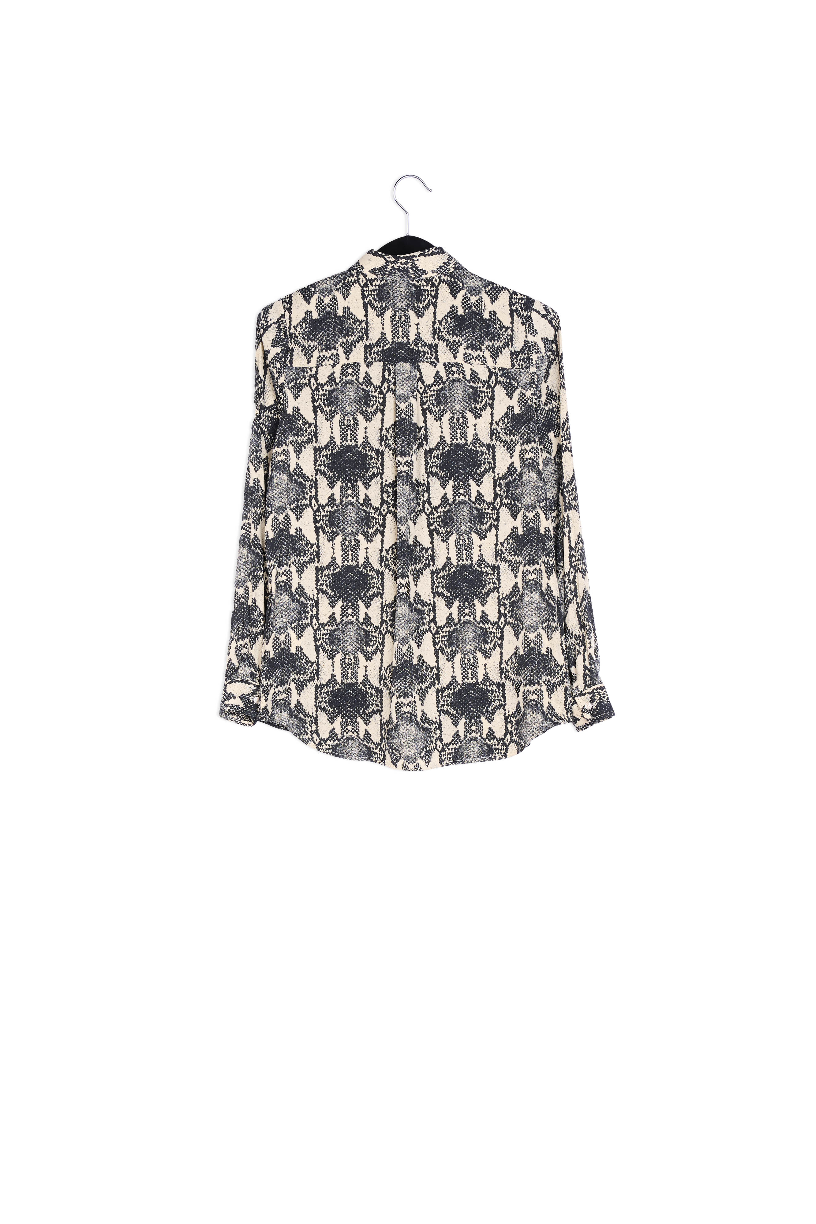 Off-white shirt with snake print RE—SSENTIEL | Essentiel second hand