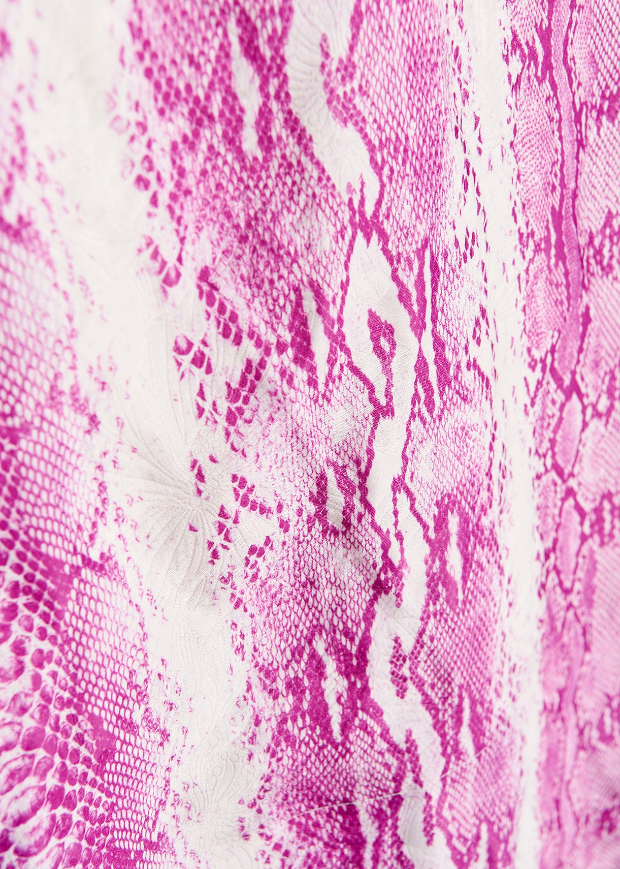 Mini-robe à imprimé serpent blanc et violet RE—SSENTIEL | Essentiel second hand