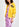 Yellow ribbed open cardigan with accentuated trims Faume - seconde main