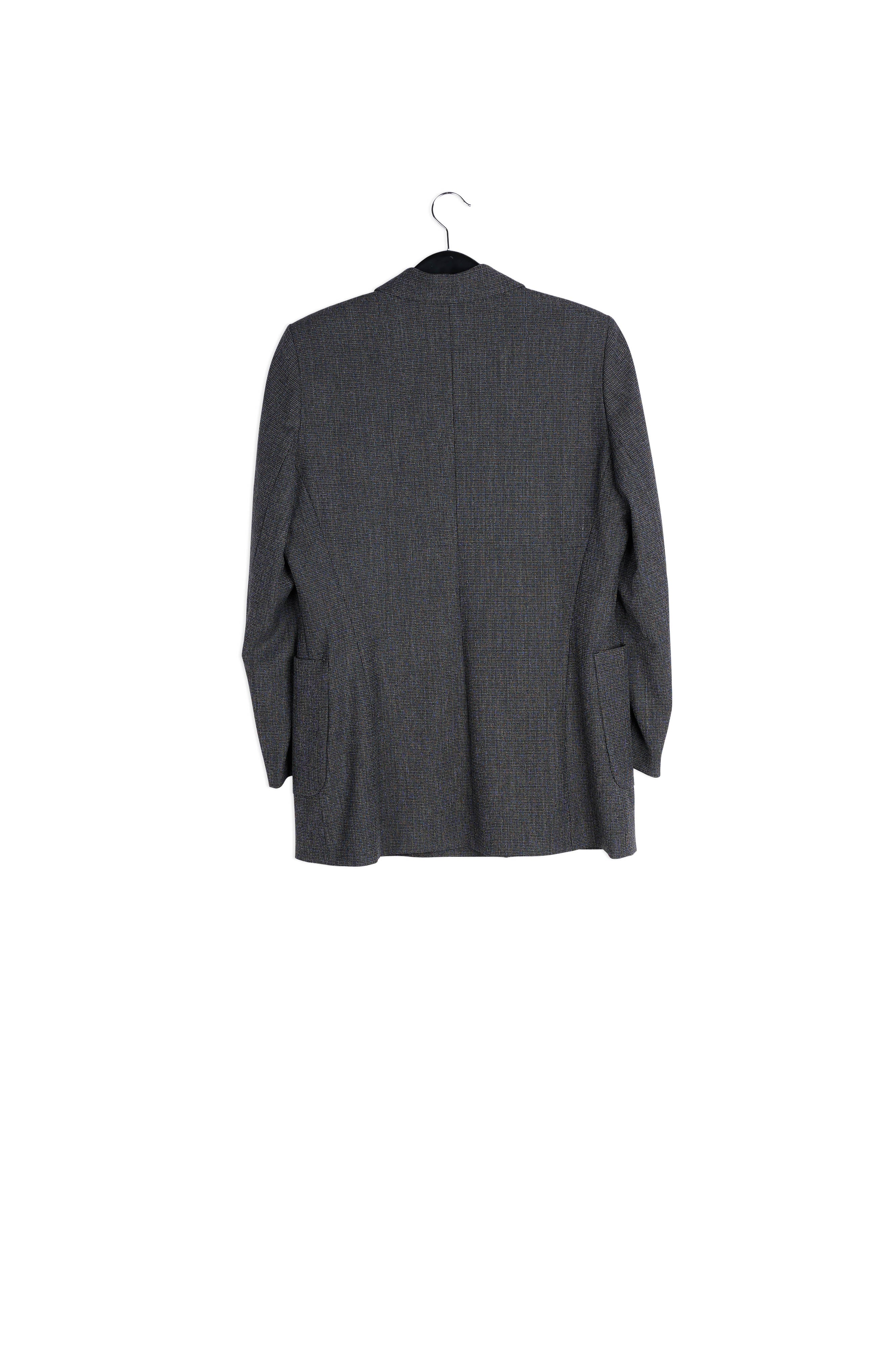 Black double-breasted blazer RE—SSENTIEL | Essentiel second hand
