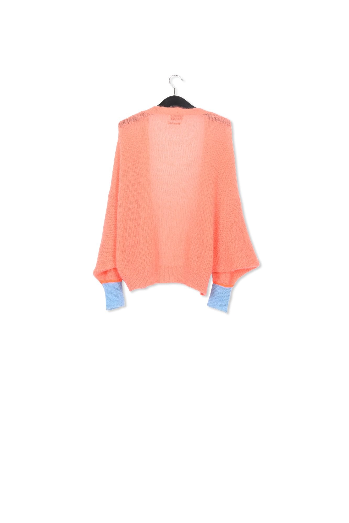 Cardigan orange en mohair mélangé RE—SSENTIEL | Essentiel second hand