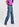 Blauwe jeansbroek met wijde snit Faume - seconde main