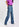 Blauwe jeansbroek met wijde snit Faume - seconde main