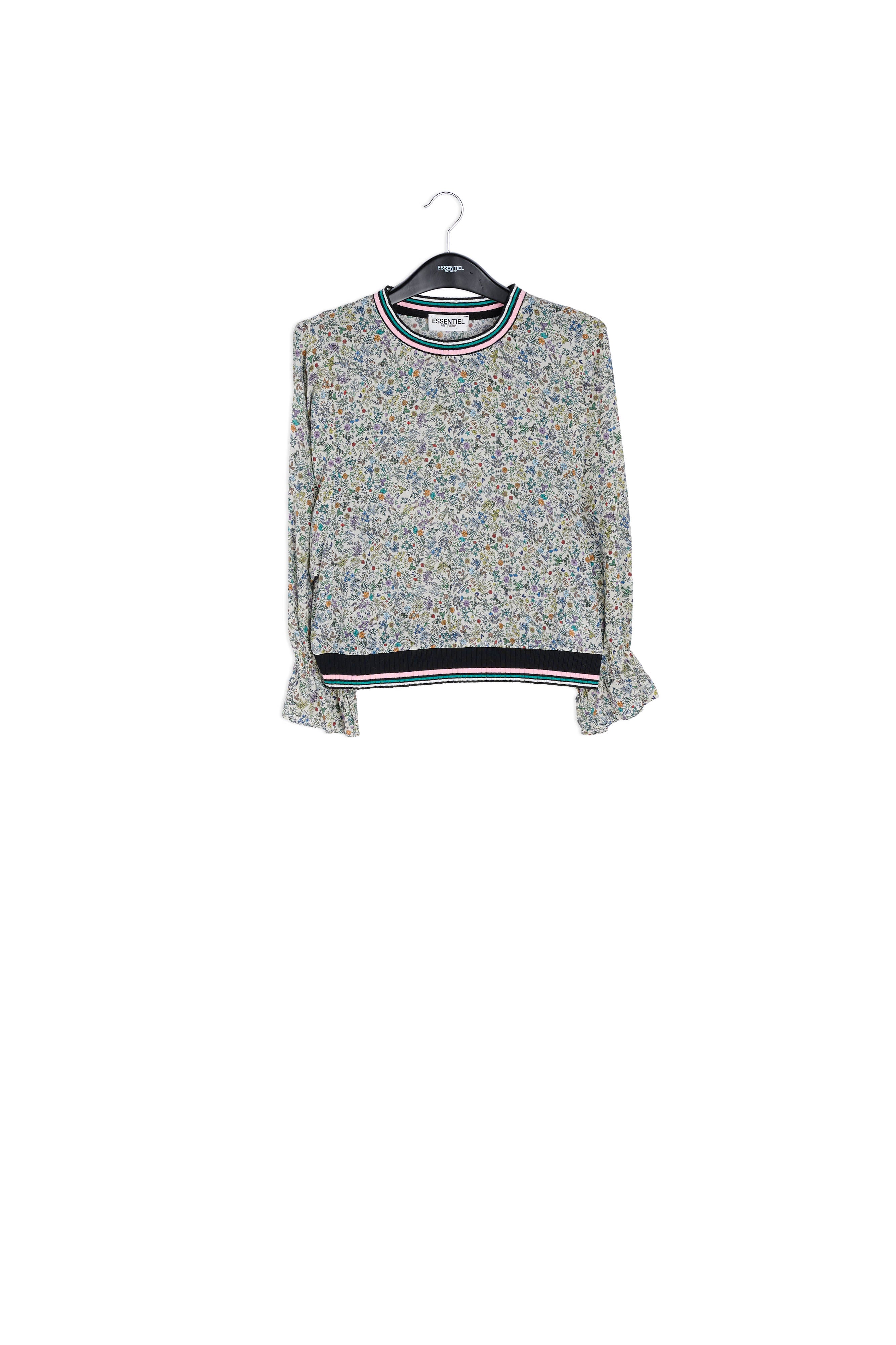 Top with frilled sleeves RE—SSENTIEL | Essentiel second hand