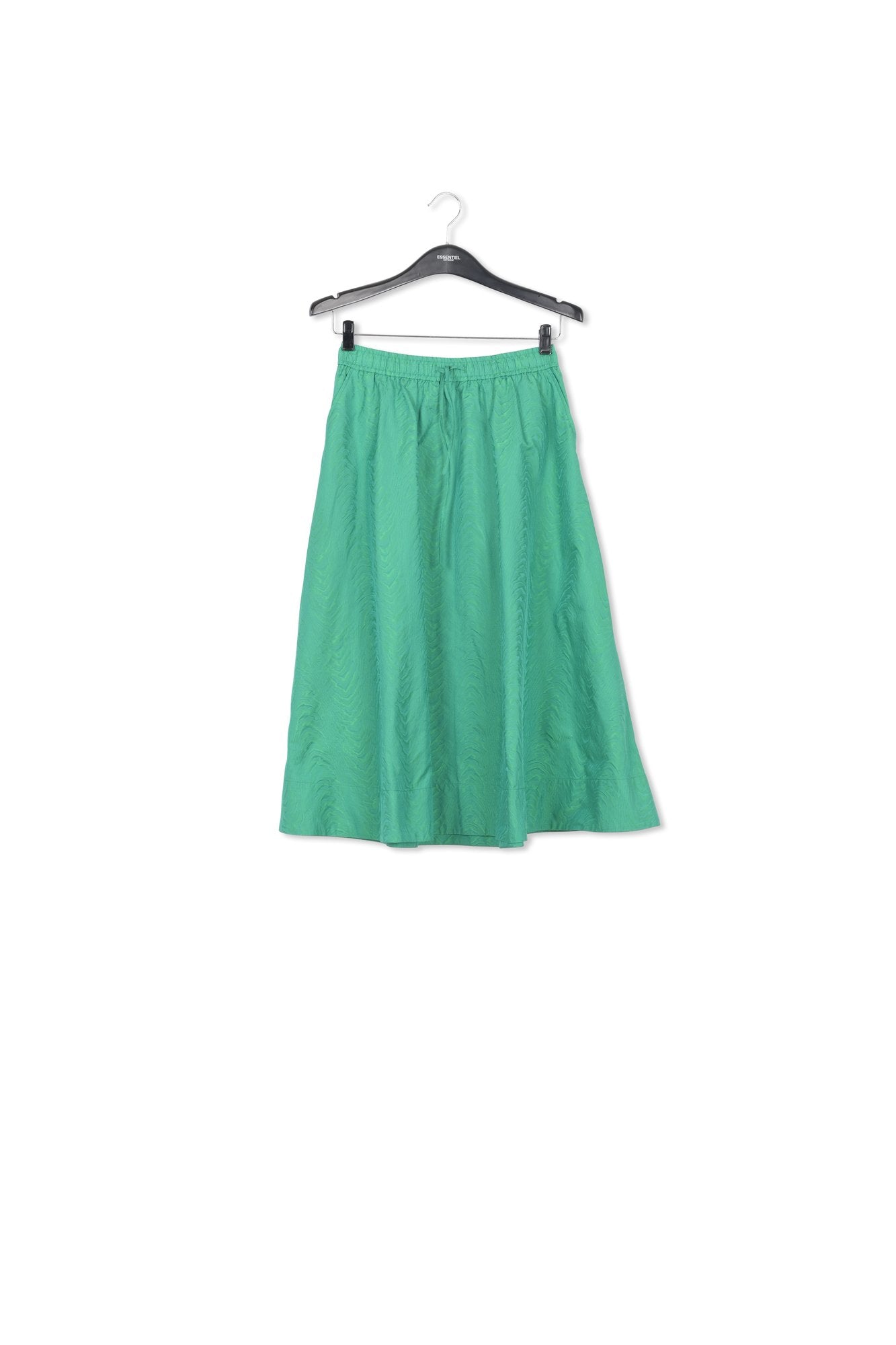 Green jacquard a-line skirt RE—SSENTIEL | Essentiel second hand