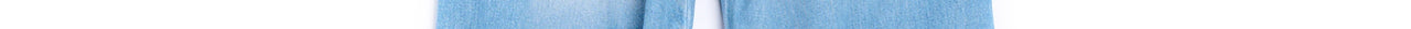 Jean boyfriend court taille haute en coton bleu marine Faume - seconde main