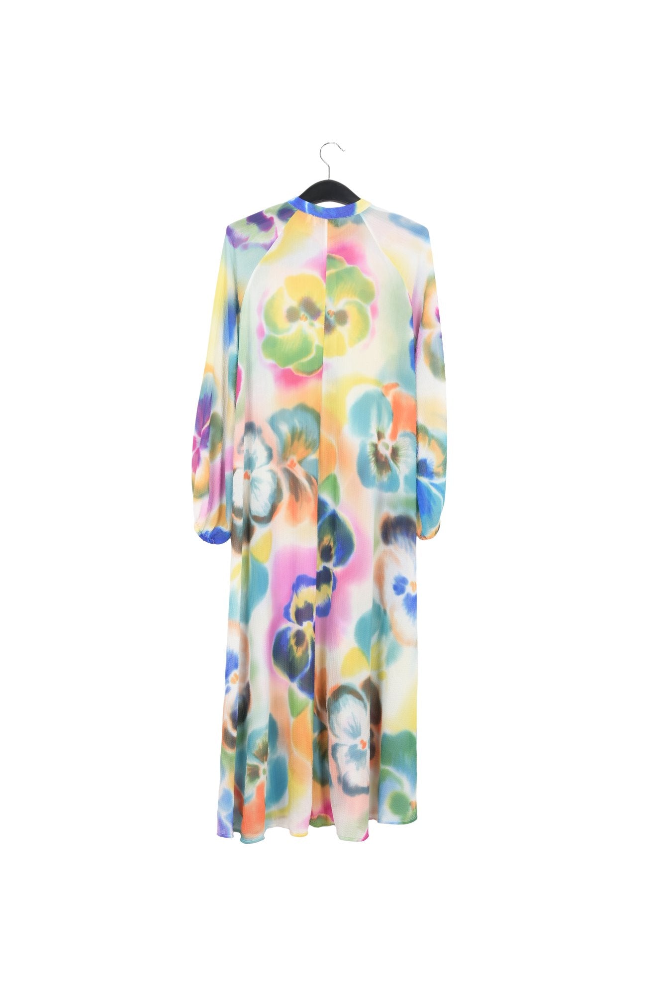 Multicolor floral print midi-length shirt dress RE—SSENTIEL | Essentiel second hand