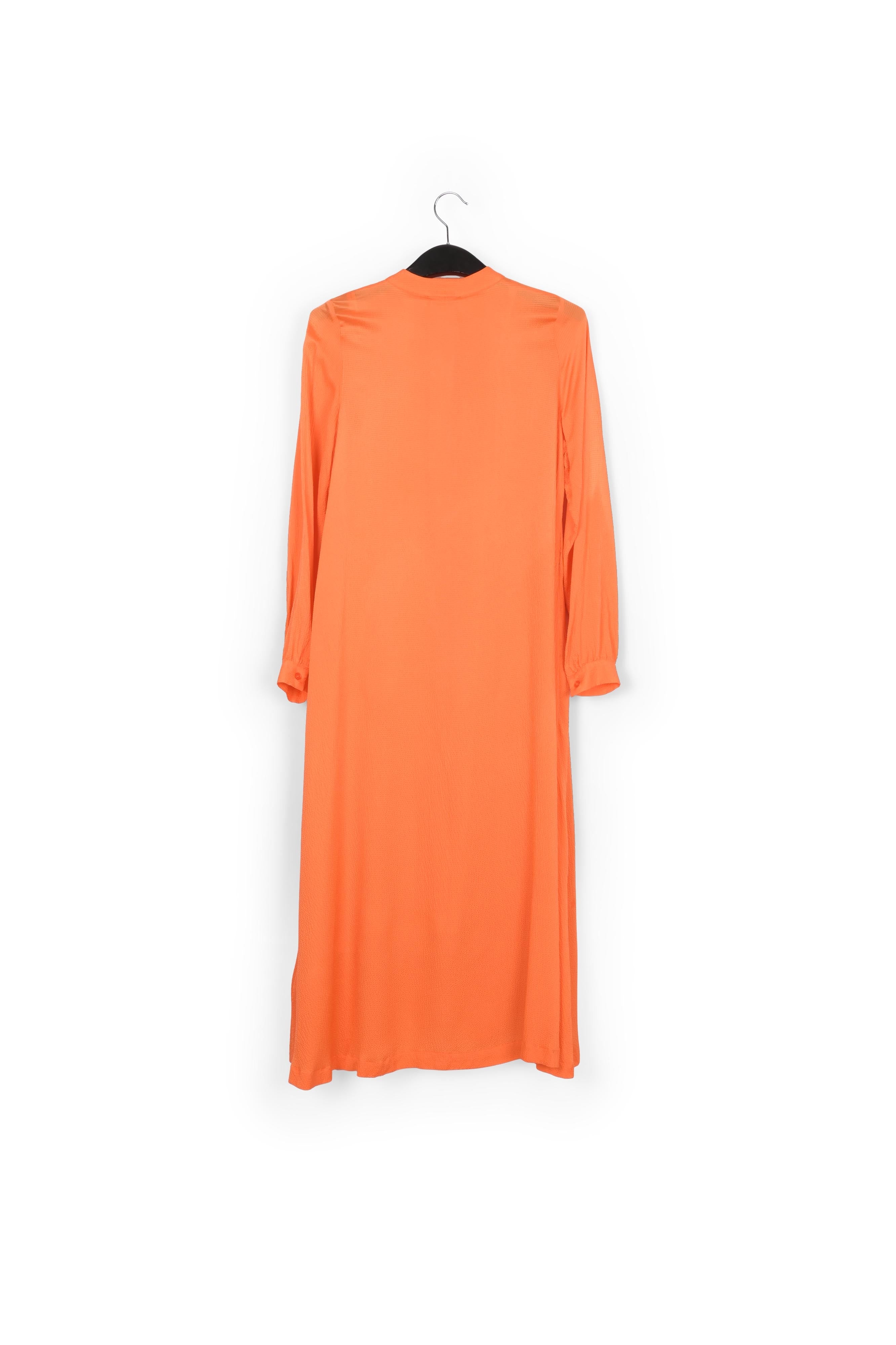 Orange midi-length shirt dress RE—SSENTIEL | Essentiel second hand
