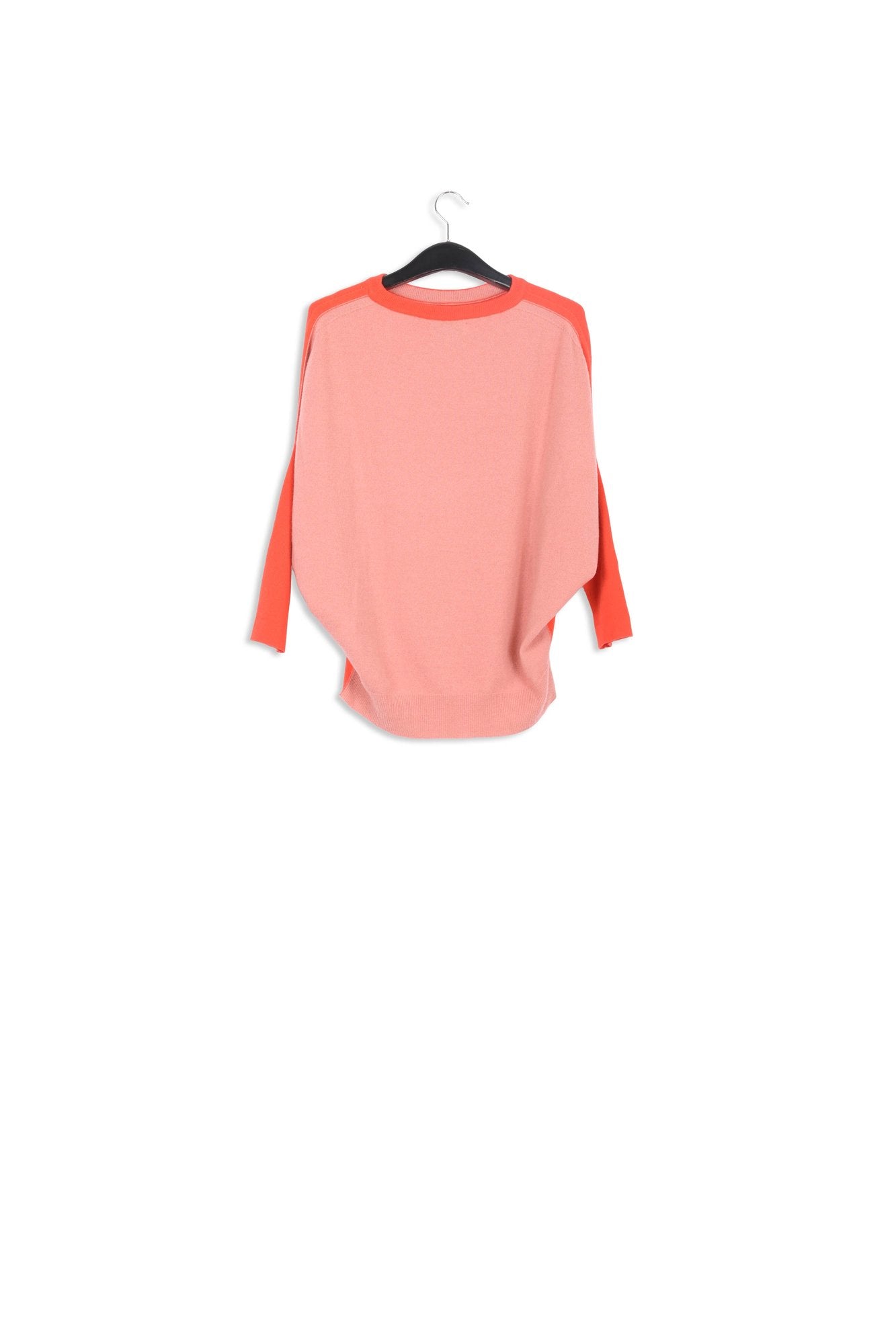 Red and pink merino-cashmere knit sweater RE—SSENTIEL | Essentiel second hand