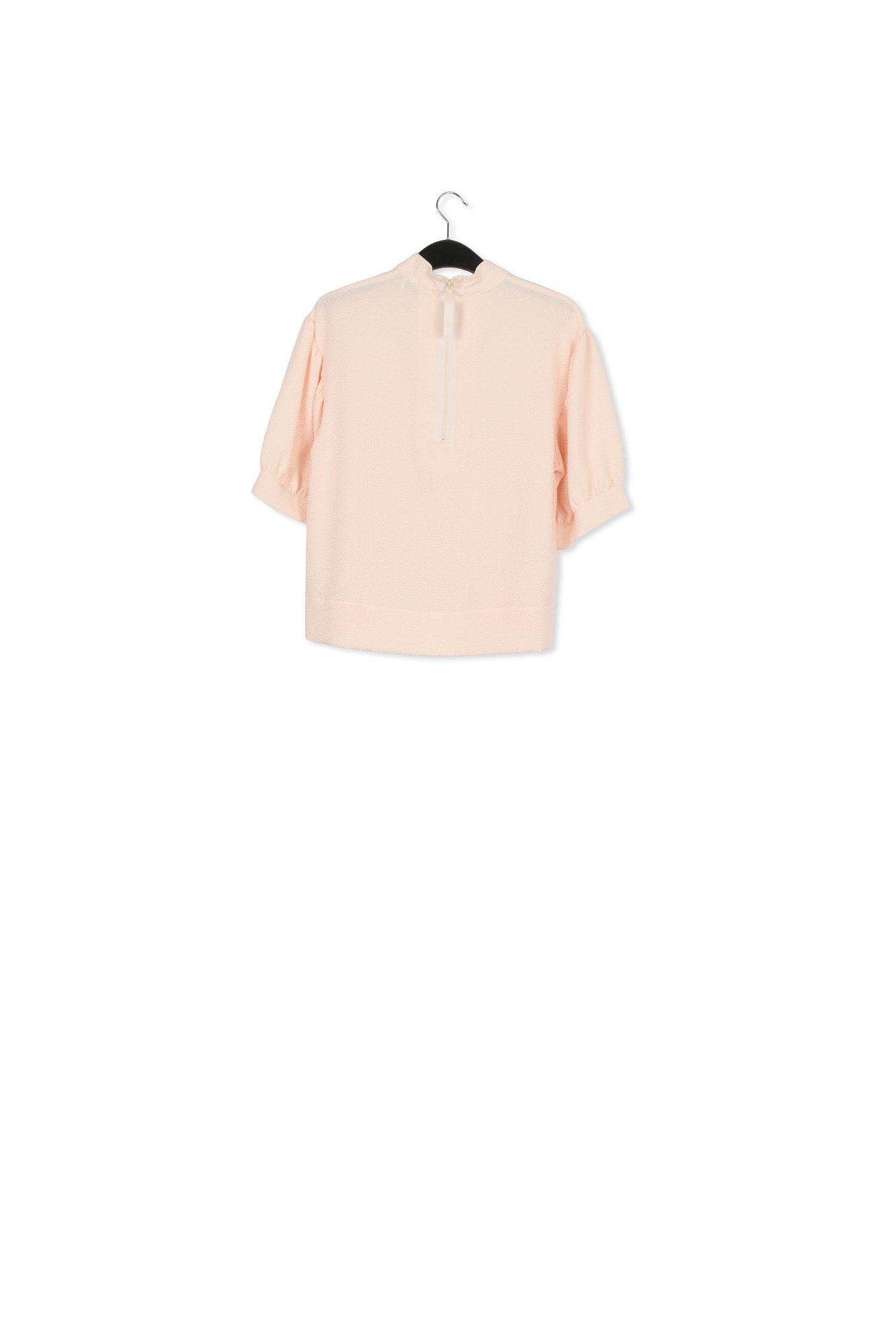 Off-white top with puffed sleeves RE—SSENTIEL | Essentiel second hand