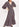 Robe maxi cache-cœur noire à imprimé floral Faume - seconde main