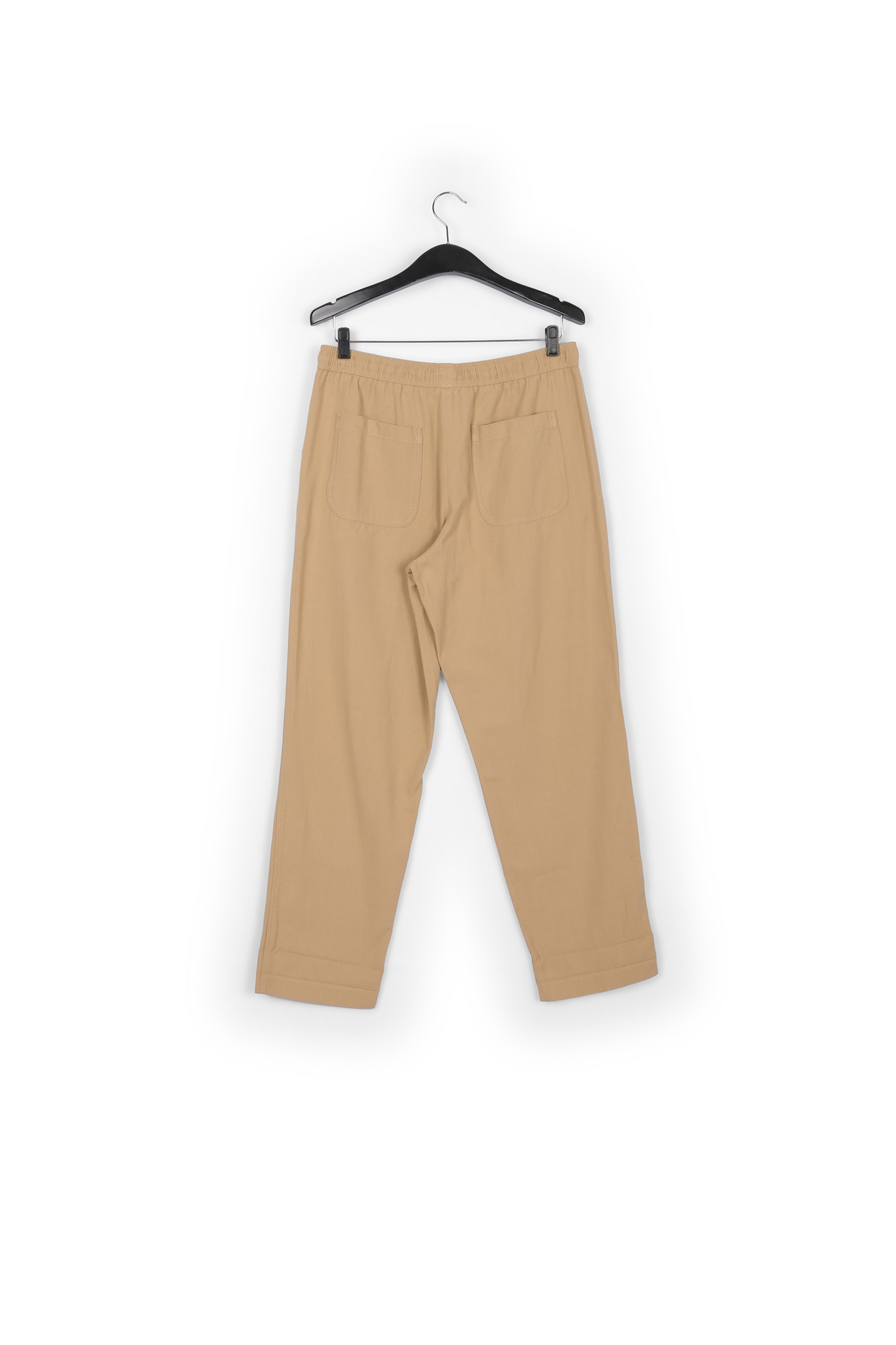 Beige cotton tapered pants RE—SSENTIEL | Essentiel second hand