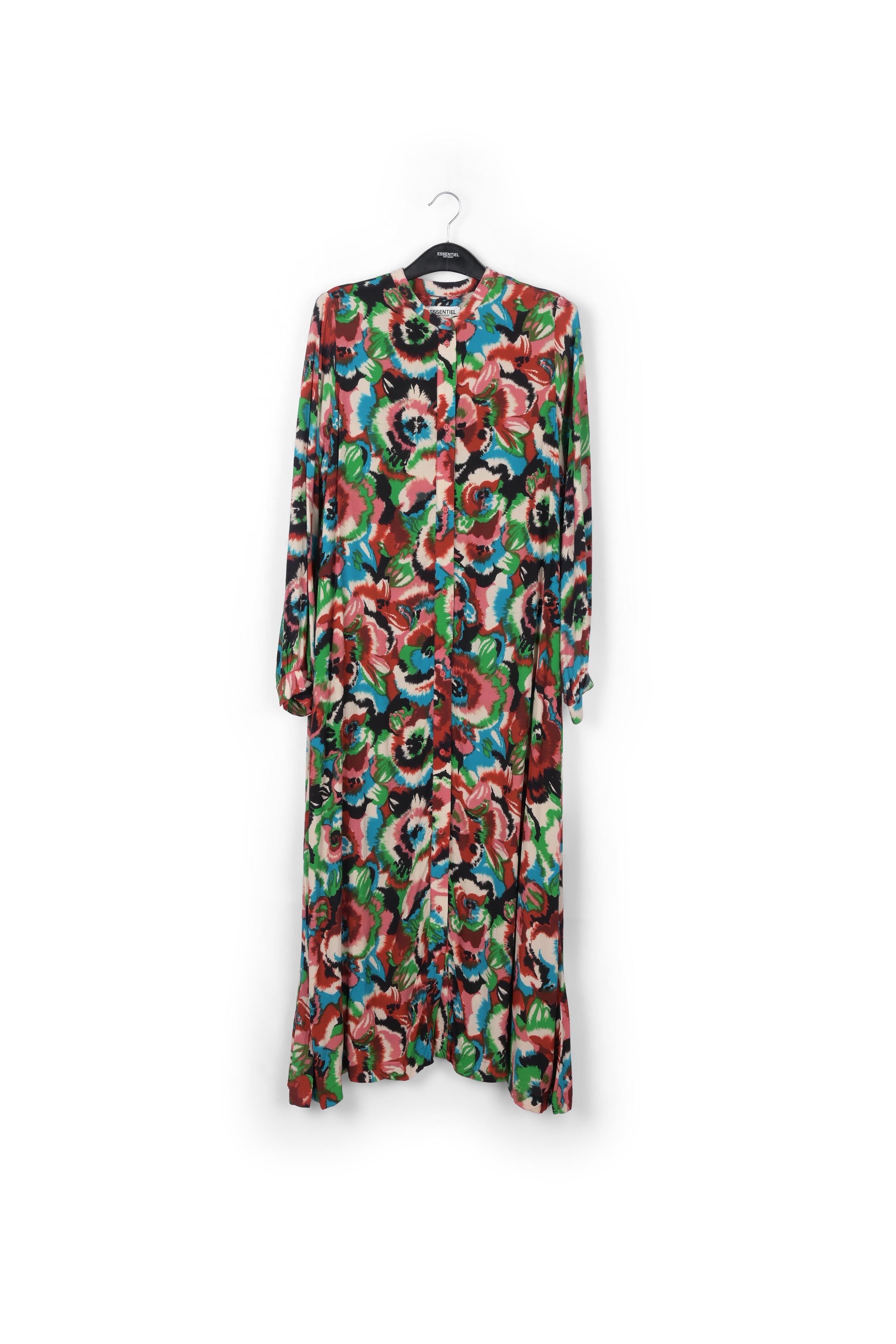 Robe chemise multicolore à imprimé fleuri RE—SSENTIEL | Essentiel second hand