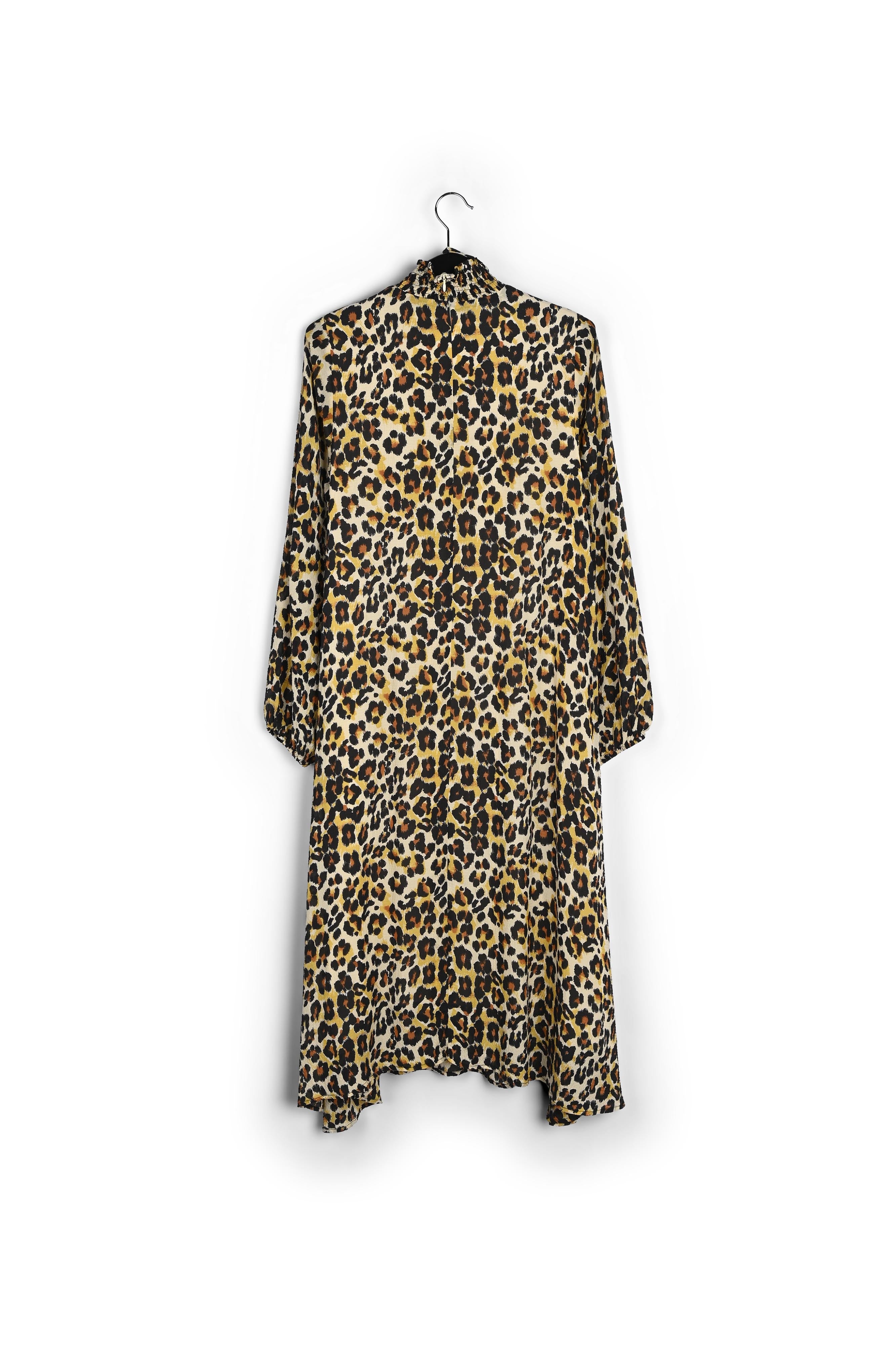 Midi-jurk met luipaardprint RE—SSENTIEL | Essentiel second hand