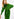 Green midi-length merino wool blend knit dress Faume - seconde main