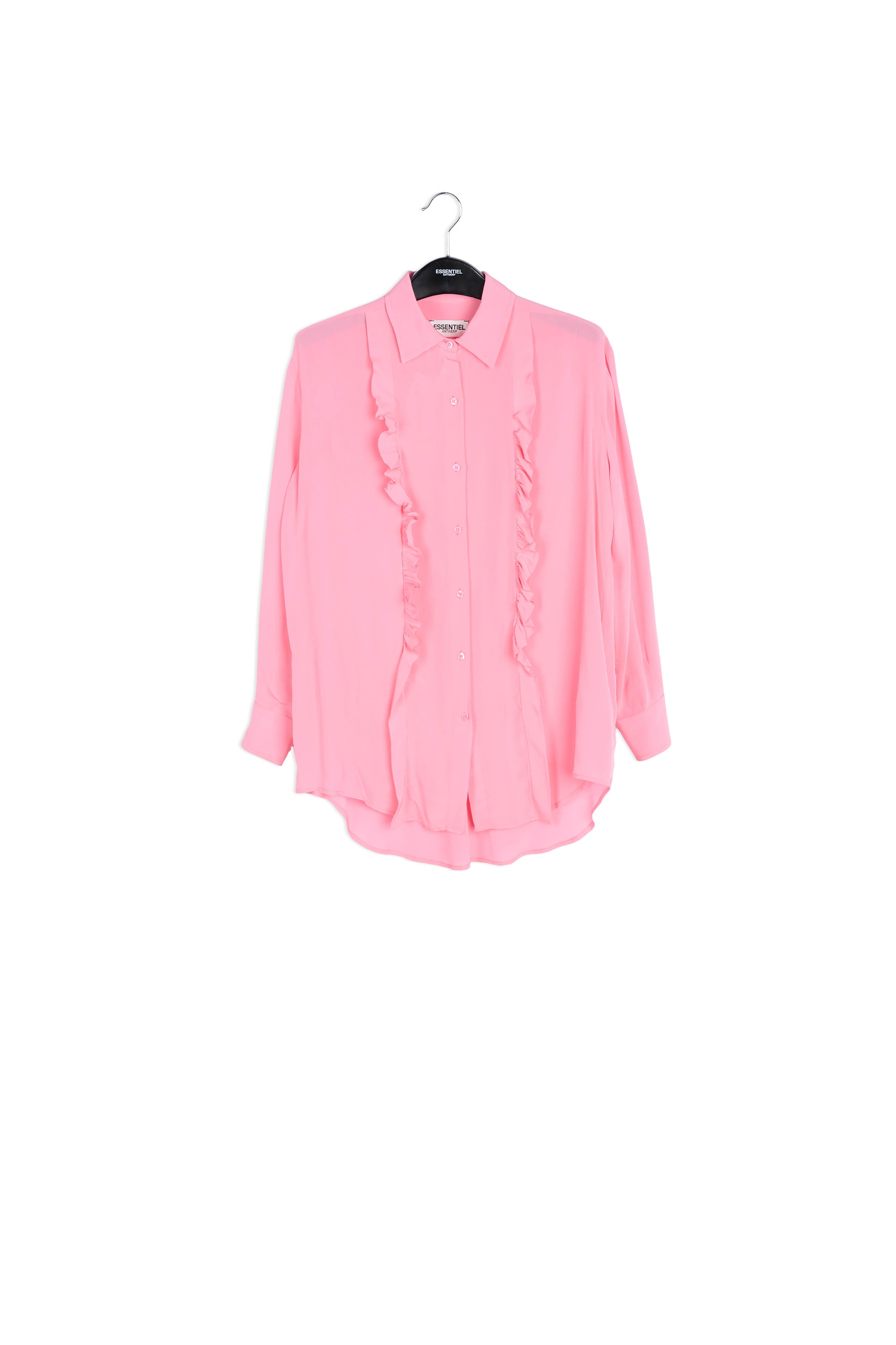 Ruffled oversized shirt RE—SSENTIEL | Essentiel second hand