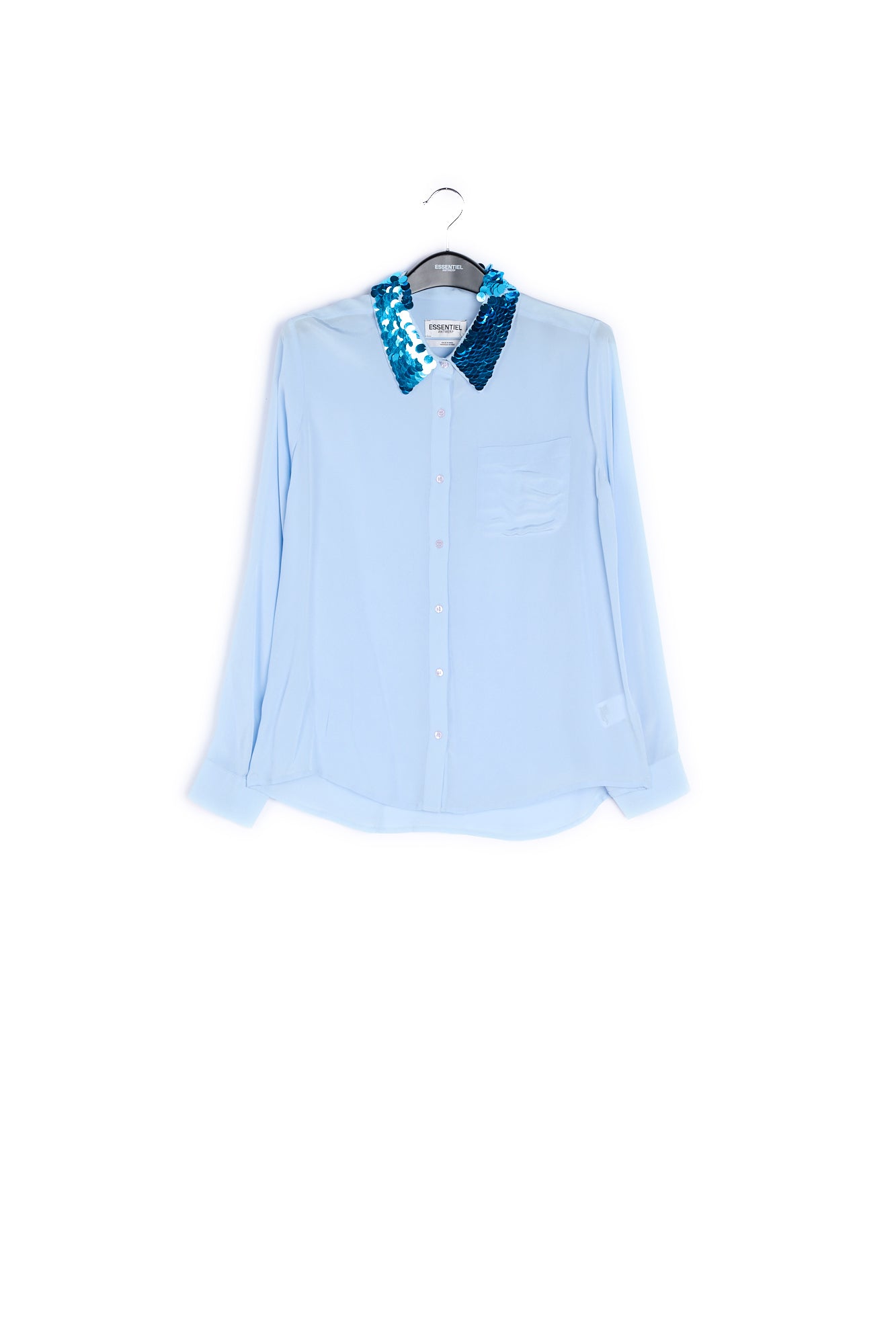 Sequined collar shirt RE—SSENTIEL | Essentiel second hand