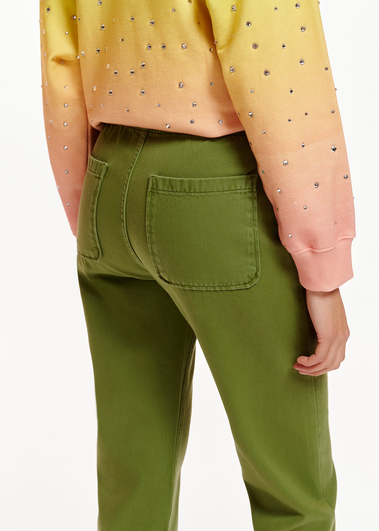 Kaki boyfriend jeans RE—SSENTIEL | Essentiel second hand