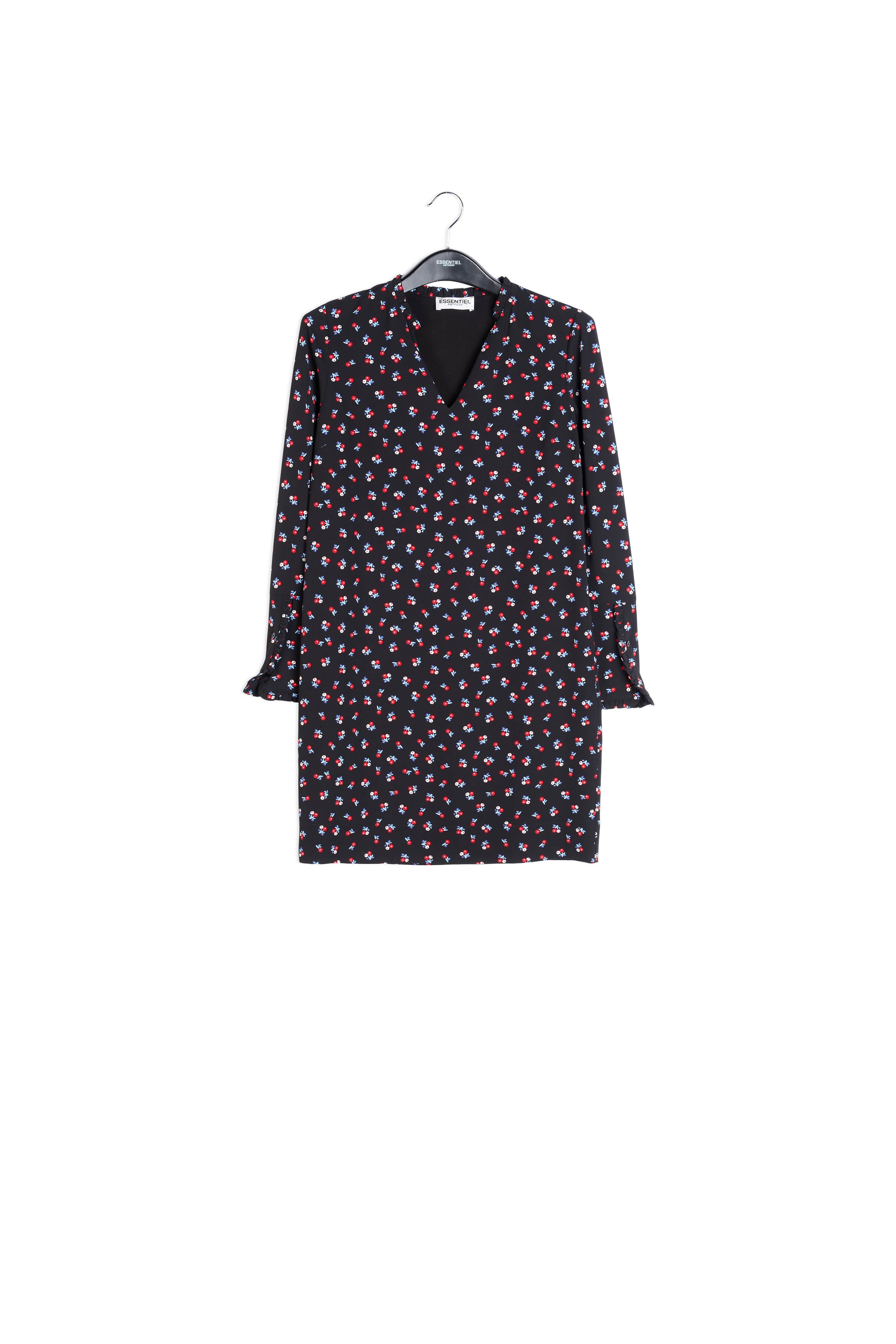 Cherry print shift dress RE—SSENTIEL | Essentiel second hand
