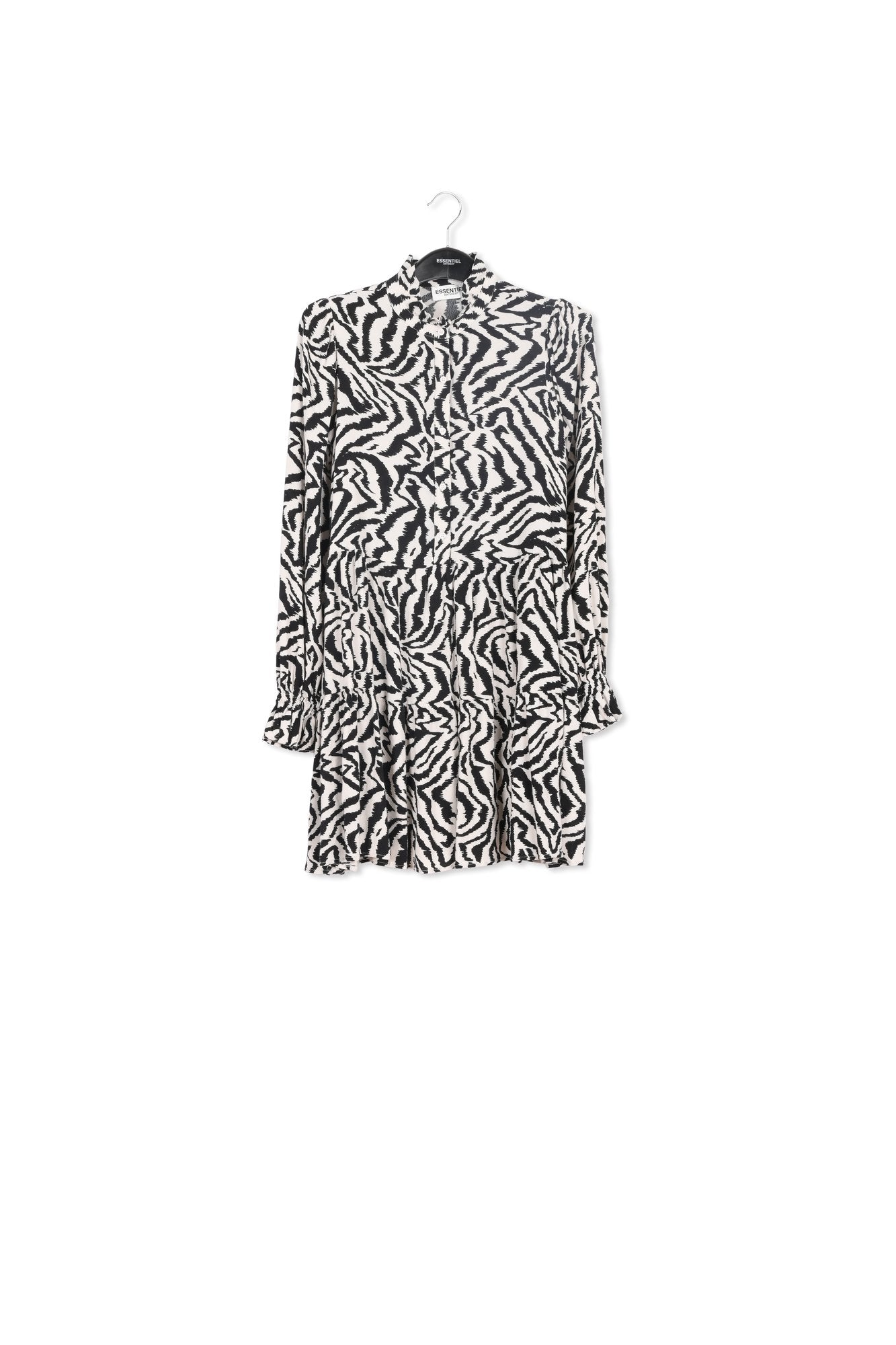 Zebra print and dots A-line mini dress RE—SSENTIEL | Essentiel second hand