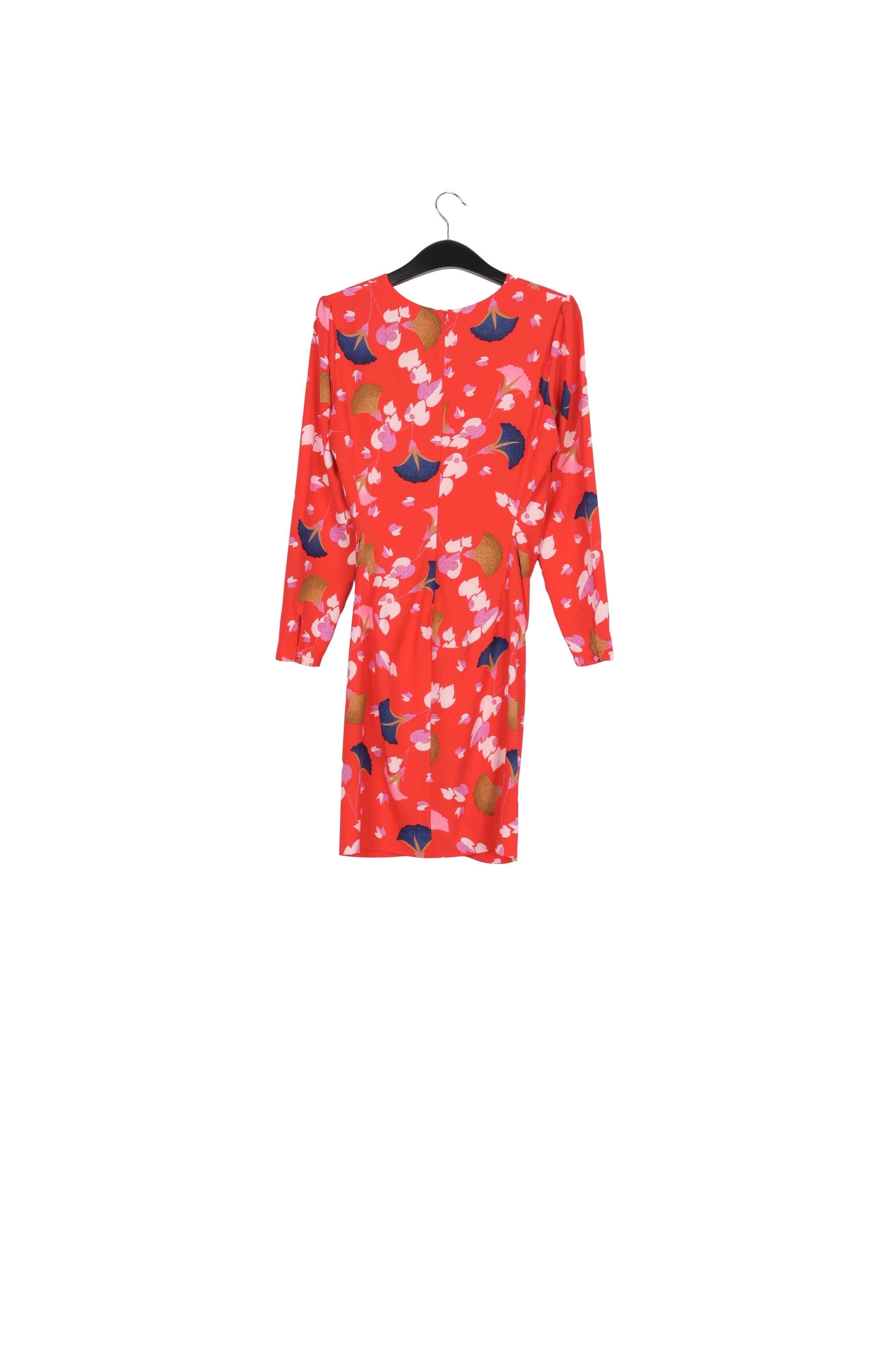 Red mini dress with flower print RE—SSENTIEL | Essentiel second hand