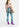 Cropped high-rise blue jeans Faume - seconde main