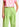 Fluogroene relaxte broek met ruitjes Faume - seconde main