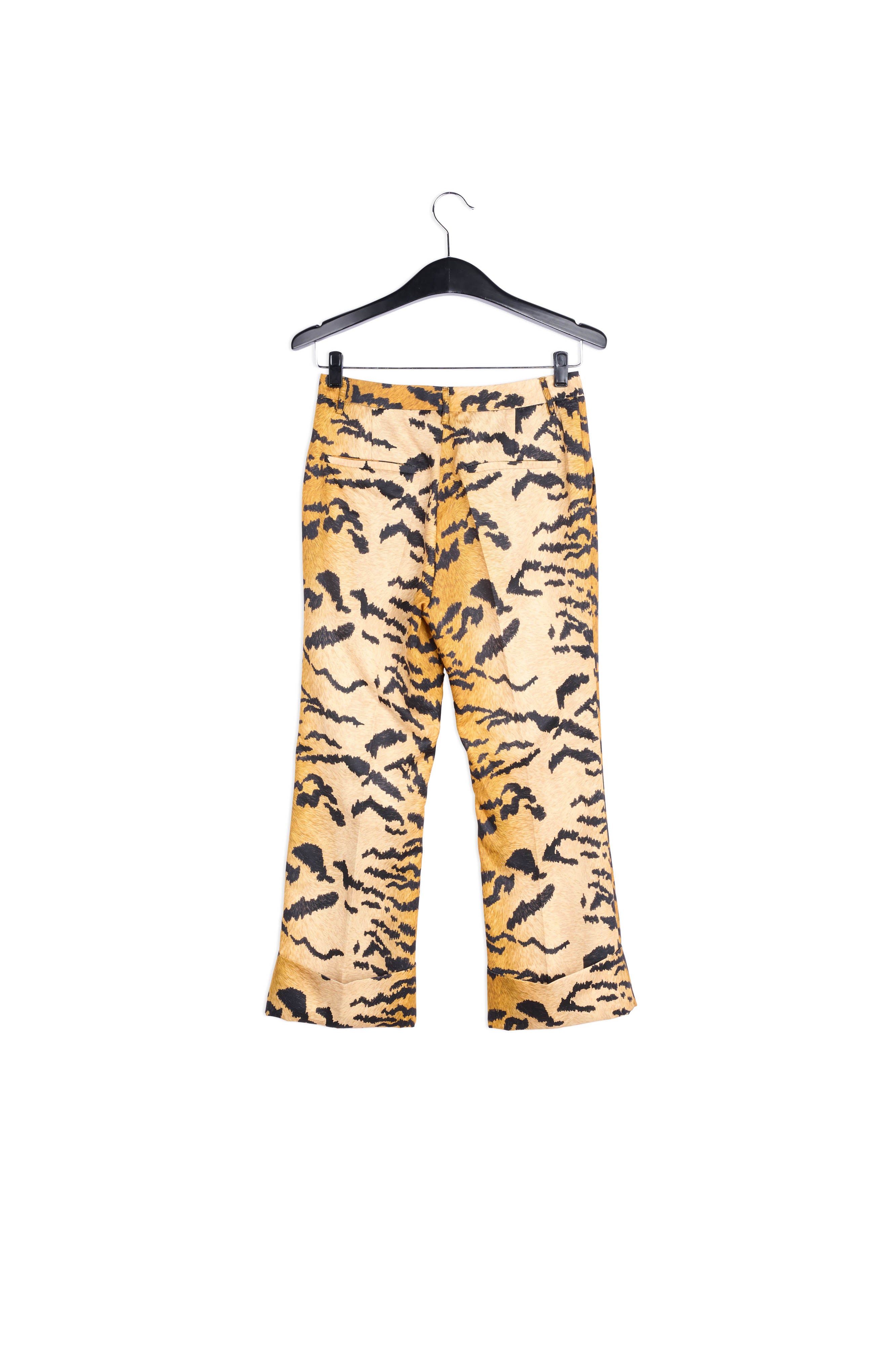 Pantalon tailleur à imprimé tigre RE—SSENTIEL | Essentiel second hand