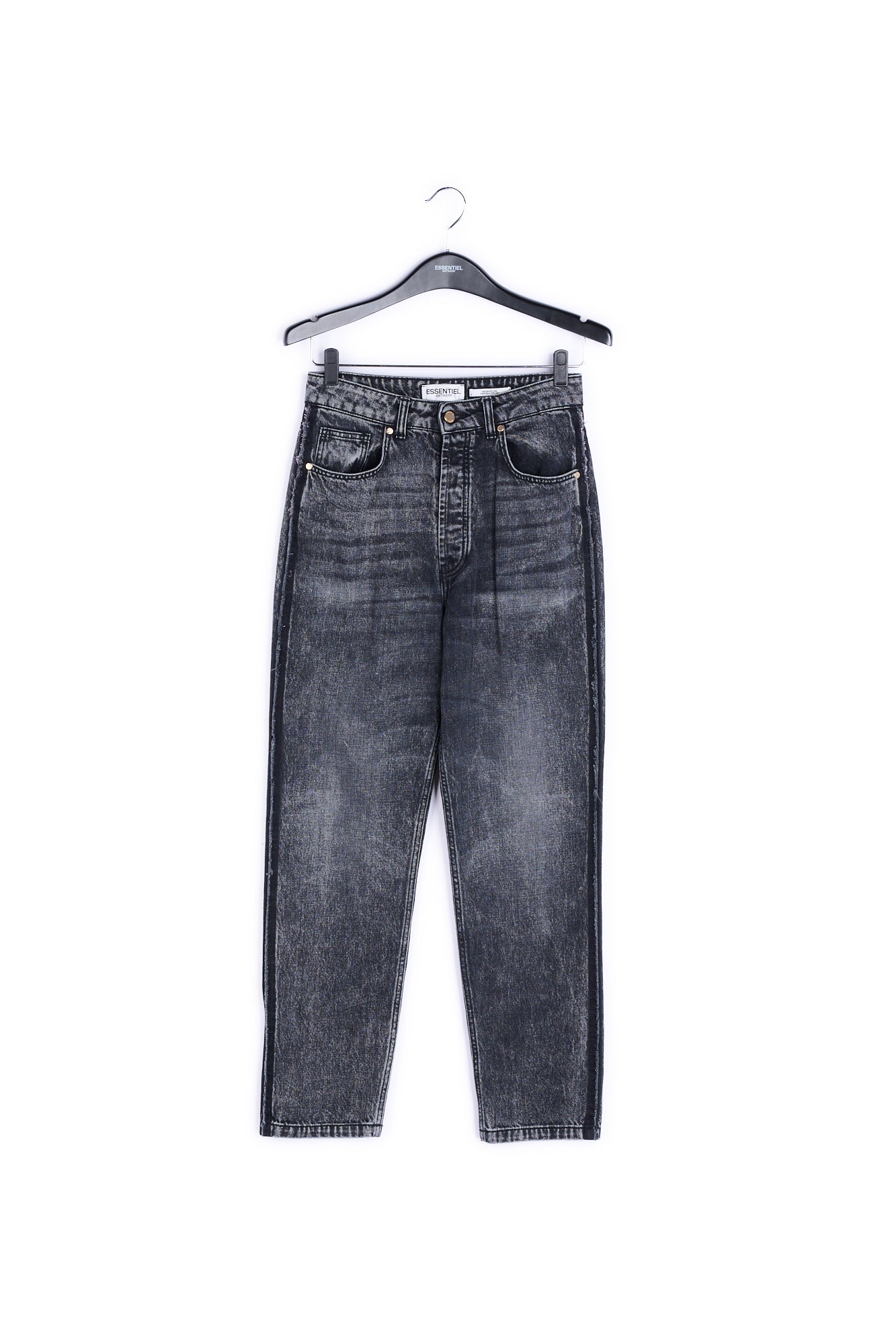 Dark grey straight leg jeans RE—SSENTIEL | Essentiel second hand
