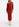 Bordeaux midi-jurk in stretch jersey met ruches Faume - seconde main