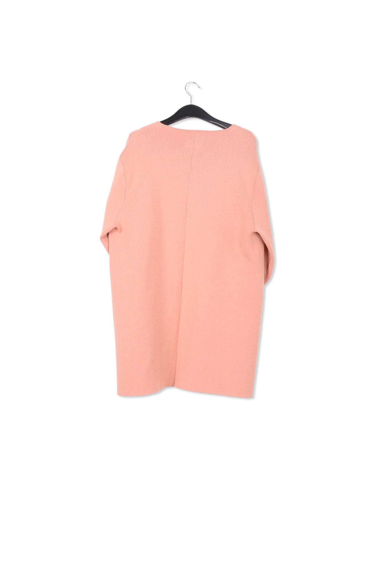 Vintage pink oversized knit coat RE—SSENTIEL | Essentiel second hand