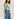 Off-white and green tie-dyed silk top Faume - seconde main
