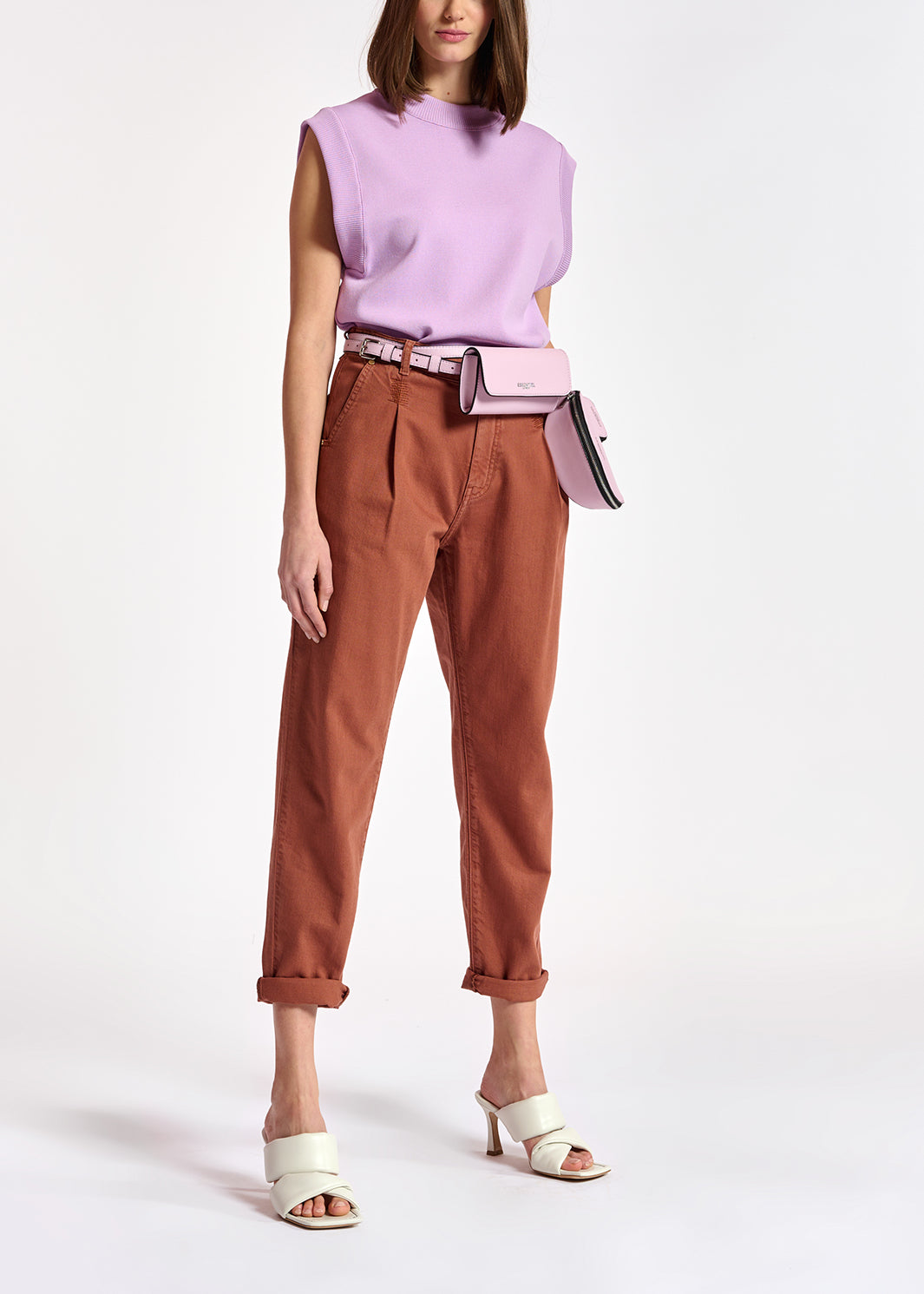 Bruine boyfriend jeans RE—SSENTIEL | Essentiel second hand