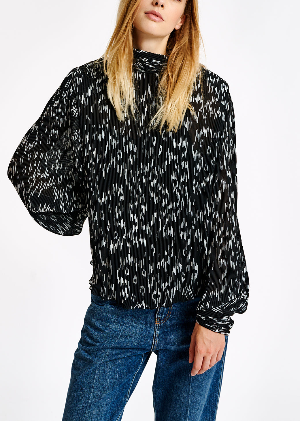 Anoise plissé top RE—SSENTIEL | Essentiel second hand