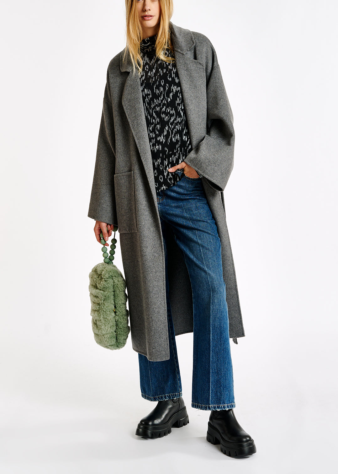 Anoise plissé top RE—SSENTIEL | Essentiel second hand