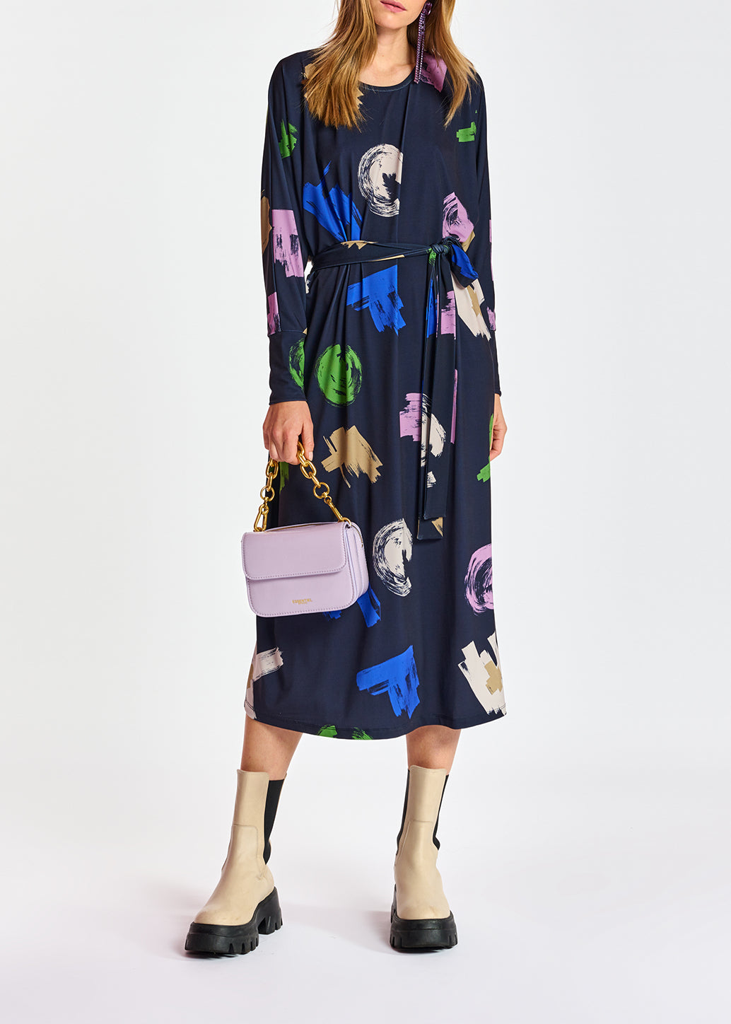 Agryz printed dress RE—SSENTIEL | Essentiel second hand