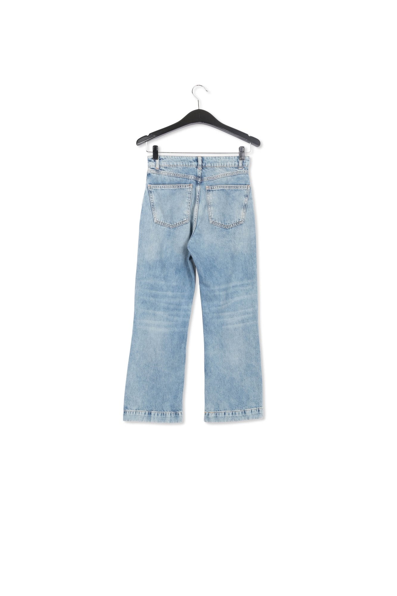 Blauwe jeans met hoge taille RE—SSENTIEL | Essentiel second hand