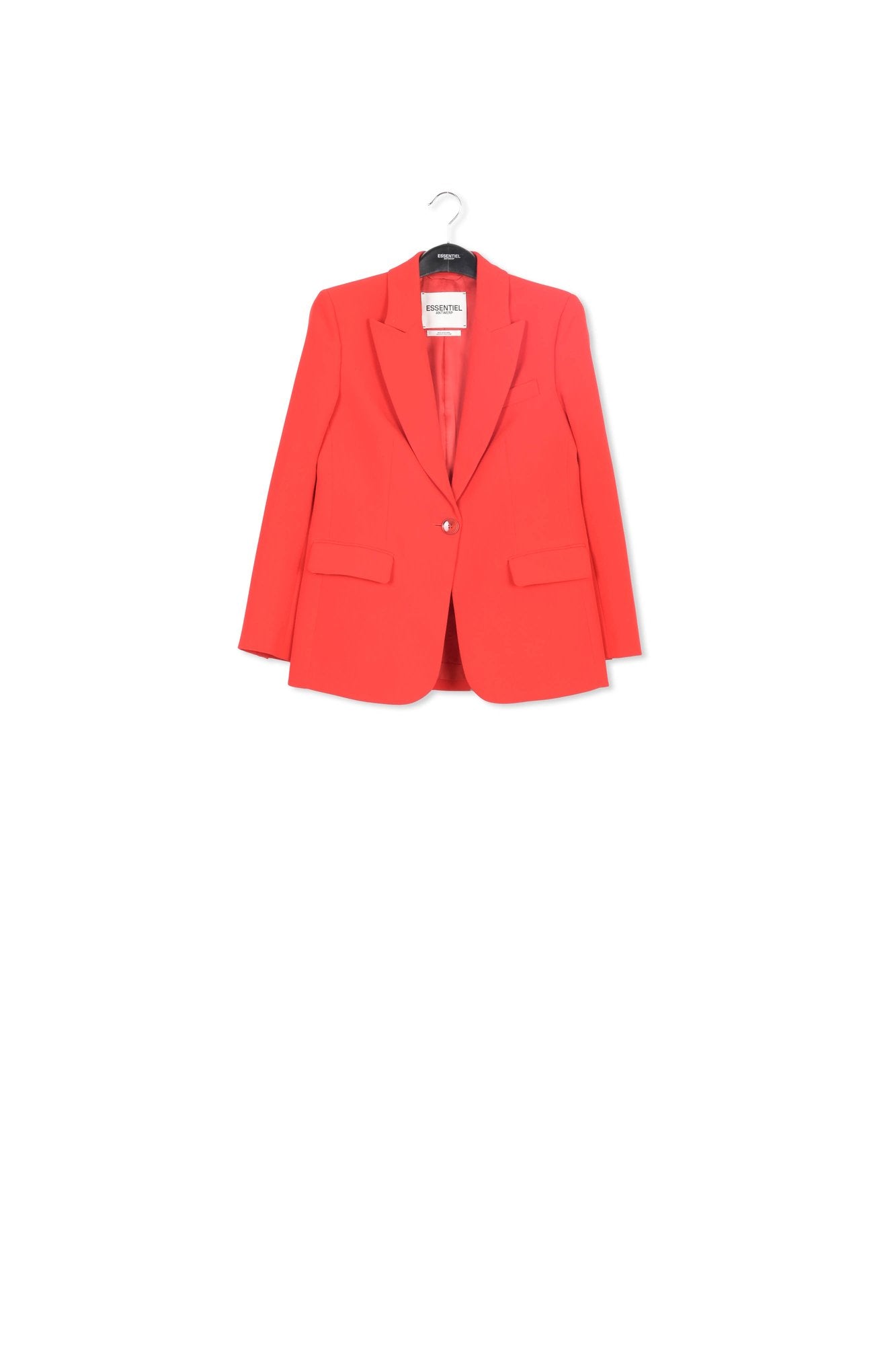Veste rouge à  coupe ajustée RE—SSENTIEL | Essentiel second hand
