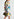 Off-white mini dress with colorful splatters Faume - seconde main