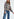 Dark blue loose-fit floral shirt Faume - seconde main