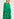 Green relaxed-fit shirt dress with plissé backside Faume - seconde main